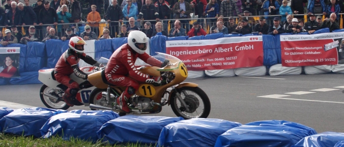 Classic bike racing event pictures in Germany